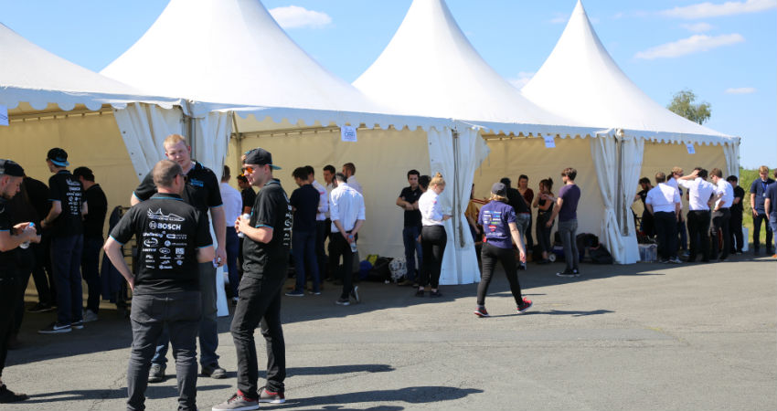 Formula Student S Formation Lap With Bosch Uk